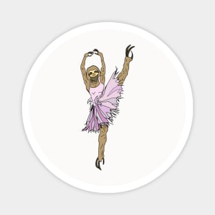 Sloth Ballerina Tutu Magnet